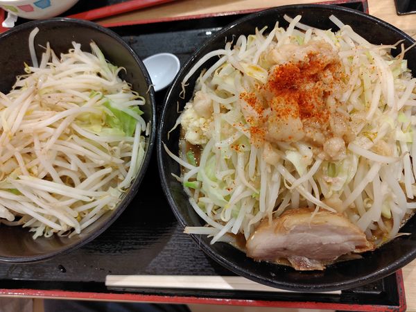 「味噌並　ヤサイダブル、アブラニンニクマシ」@ジャンクガレッジ イオン北戸田店の写真