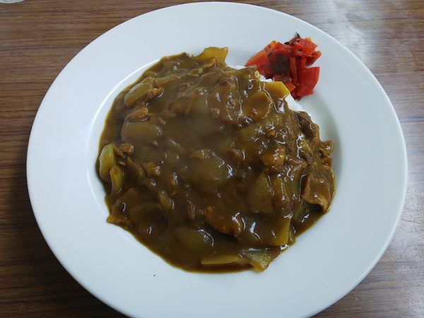 「カレーライス　750円」@三浦食堂の写真