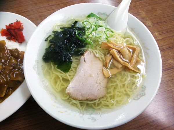 「塩ラーメン　650円」@三浦食堂の写真