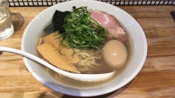 「味玉貝塩ラーメン 1100円」@らーめん 改の写真