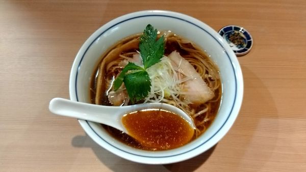 「醤油そば_900円」@中華そば 仙道の写真