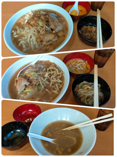 「ラーメン小＋極旨アブラ＋生卵」@たかふじの写真