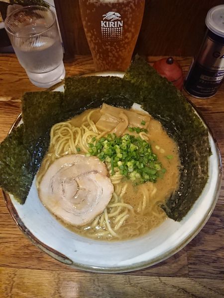 「ビール ＋ らーめん ＋ のり」@風雲児の写真