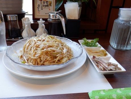 「葱冷やしそば」@中国料理 御食事処 道の写真