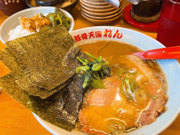 「豚骨天国(790円)」@豚骨らーめん れんの写真