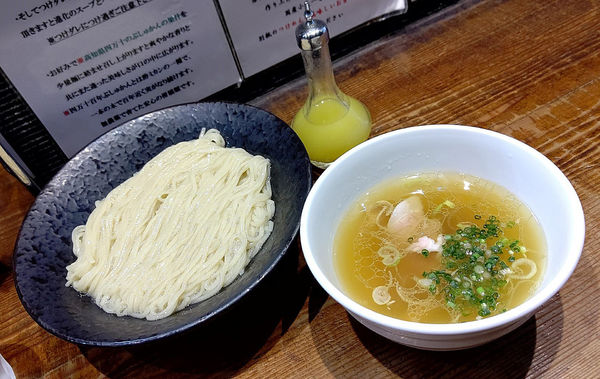 「『しおつけ麺(¥1050)』」@町田汁場 しおらーめん 進化の写真