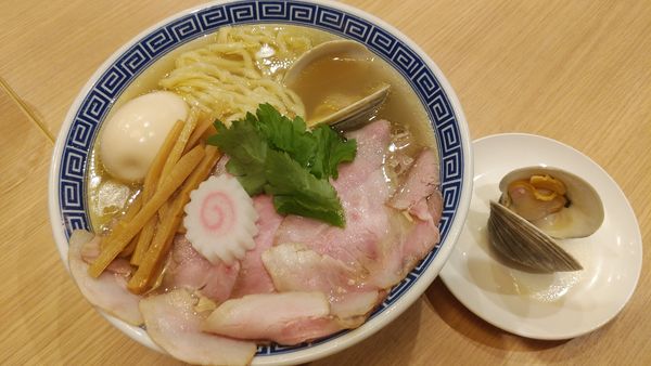 「特製はまぐり塩そば　大盛」@中華そば カゼノウタの写真