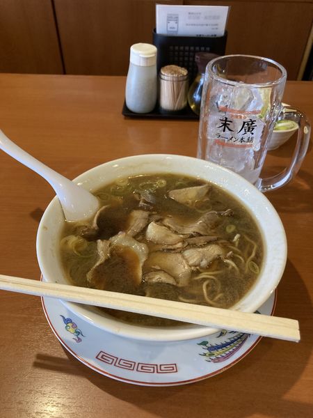「中華そば（並）＋酎ハイ」@末廣ラーメン本舗 高田馬場分店の写真