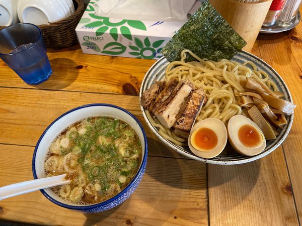 「鶏白湯魚介つけ麺(並盛)」@麺屋 辰の写真
