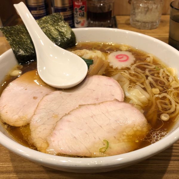 「ワンタン麺」@白河中華そば こすがの写真