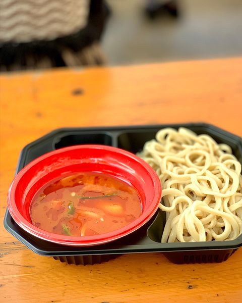 「【noodle武装戦線】ナポリ豚  ¥900」@大つけ麺博 2022の写真