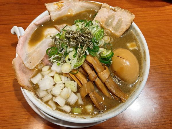 「濃厚特製煮干そば(1,300円)」@中華そば ひらこ屋 東京ラーメンストリート店の写真