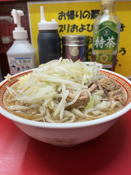 「小ラーメン（にんにく）¥500」@ラーメン二郎 目黒店の写真