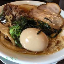 限定　肉だし特製中華そば(1100円)細麺大盛