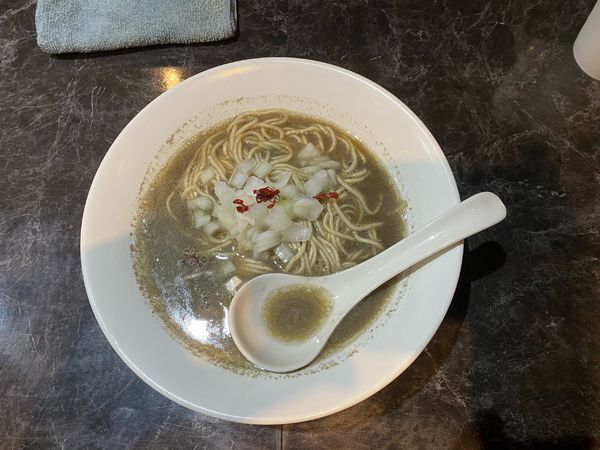 「純煮干しかけ＋貝の和えそば」@中華SOBA にぼ乃詩の写真