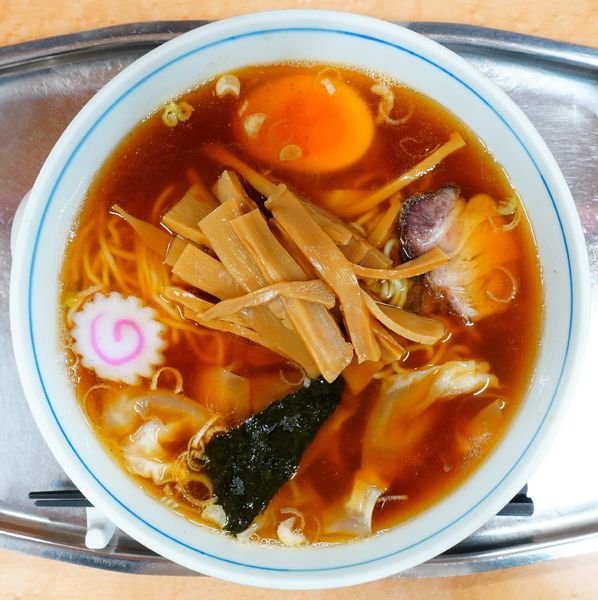 「メンマ入りそば（玉1個）」@一ノ割大勝軒の写真