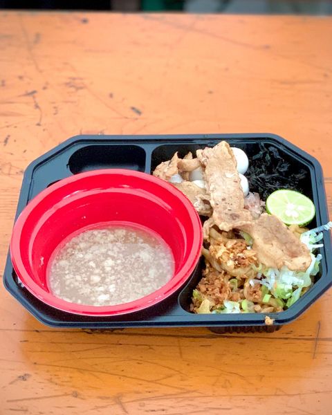 「【らぁめん家有坂】まぜつけ  ¥900」@大つけ麺博 2022の写真