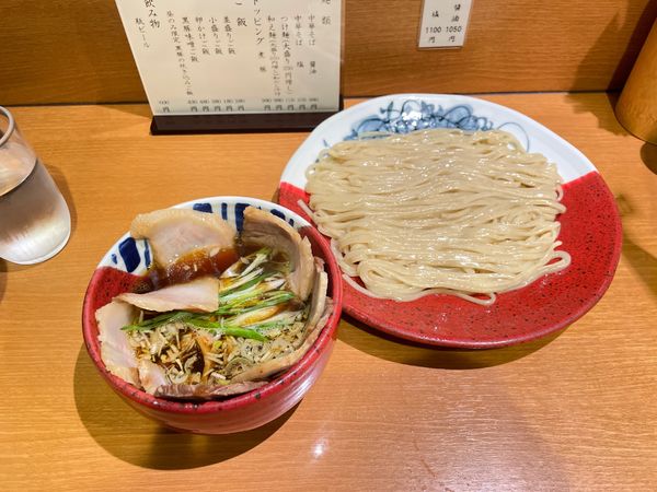 「つけ麺(煮豚トッピング)」@中華そば うえまちの写真