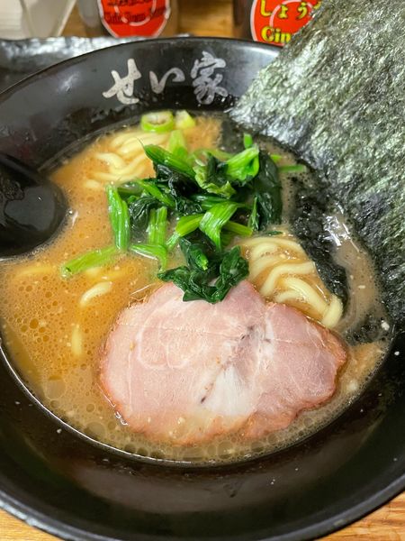 「ラーメン 太麺」@せい家 三鷹店の写真