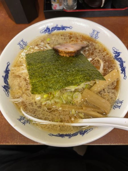 「醤油ラーメン(こってり)750+半チャーハン400」@けんちゃんの写真