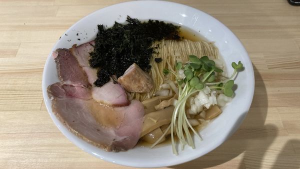 「煮干しそば（白）」@一番だしラーメン しんせんの写真