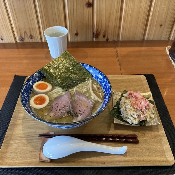 「【限定】中華そば  超青葉」@麺屋 轍 豊川店の写真