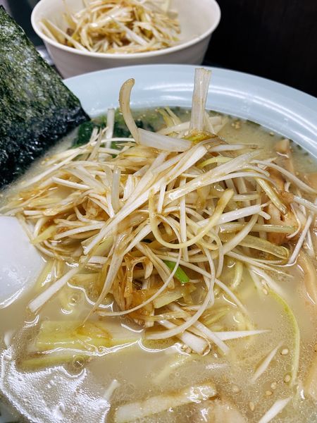 「ネギラーメンネギどんぶりランチ　メンマ」@ラーメンショップ椿 ひたちなか店の写真