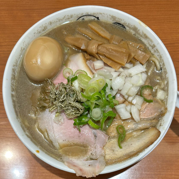 「濃口特製煮干そば」@中華そば ひらこ屋 東京ラーメンストリート店の写真