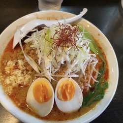 特製担々麺　味玉ライスセット