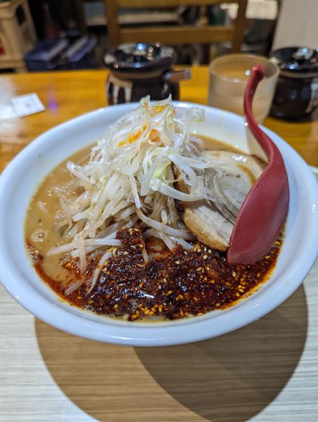 「辛味噌ラーメン　大盛り」@らーめん 蓮の写真