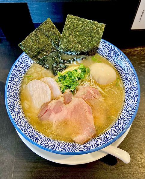 「特製あご出汁 中華そば 【塩】」@麺屋 㐂助の写真