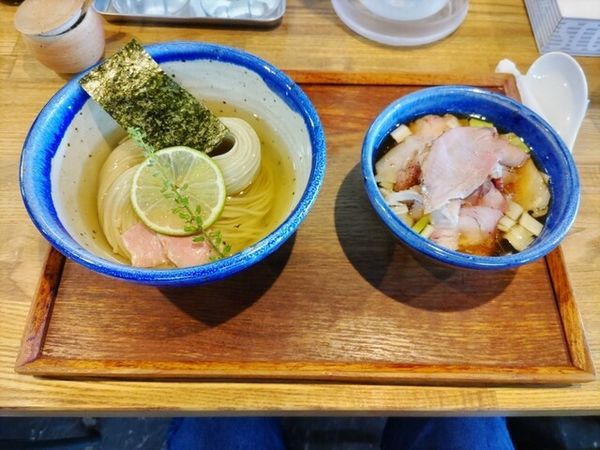 「味玉 昆布水つけめん ちょい肉増し 醤油 (大)」@YOKOKURA STOREHOUSEの写真