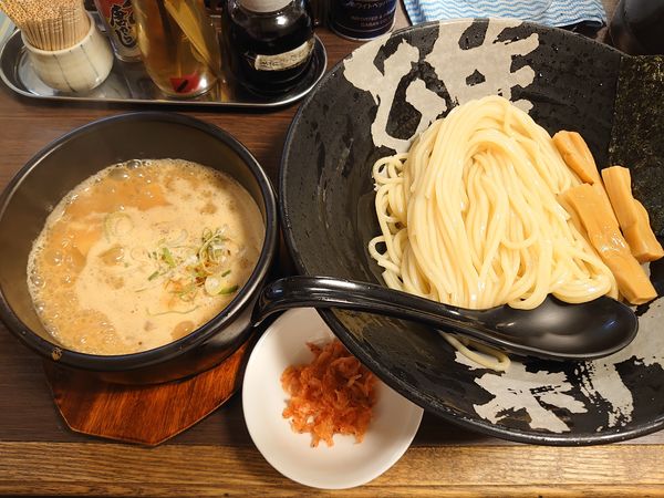 「海老鶏とん(980円)」@温泉つけ麺 維新 熱海本店の写真