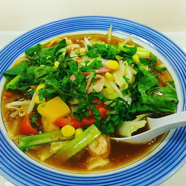 「彩りちゃんぽん麺少なめ¥790」@長崎ちゃんぽん リンガーハット イオンスタイル東戸塚店の写真