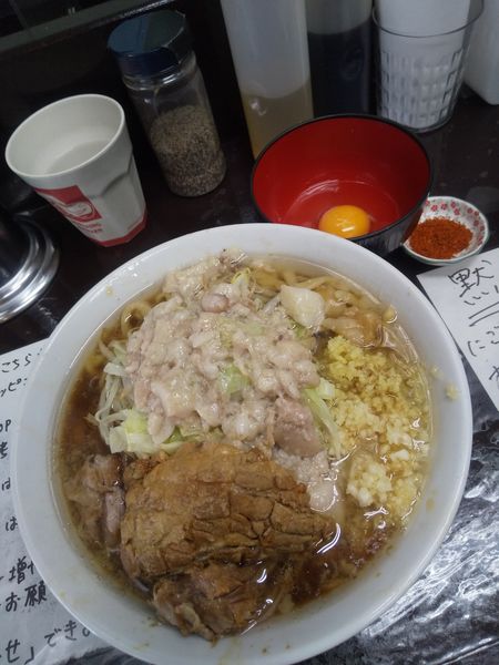 「【限定】選べる麺らどん(柔め)らーめん800円生たまご50円」@自家製麺 まさき（非乳化） 2号店の写真
