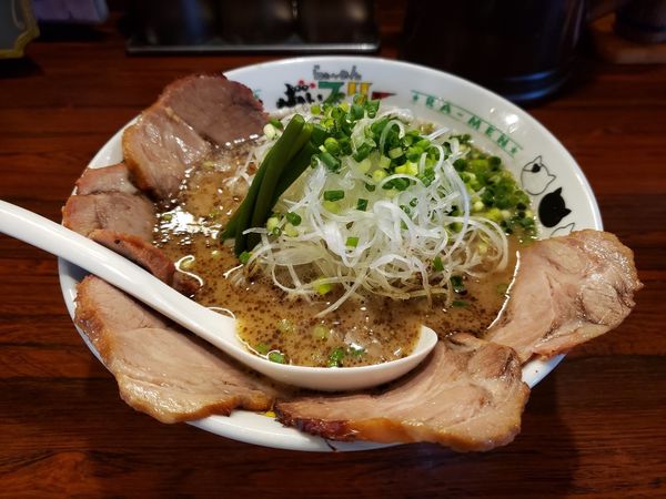 「ねぎちゃ~しゅ~」@らぁ〜めん ぶぃスリーの写真