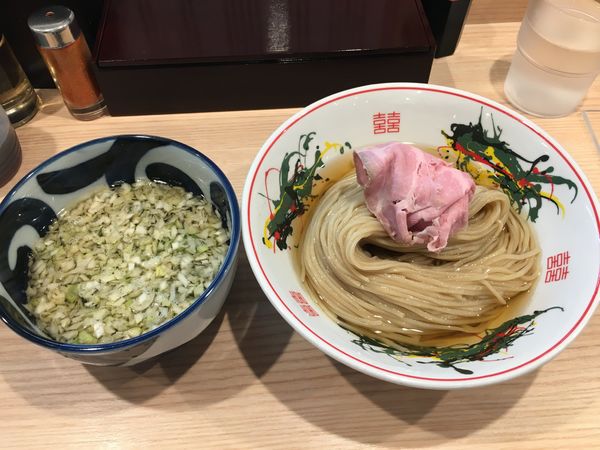 「鰹昆布水つけ麺」@水原製麺の写真