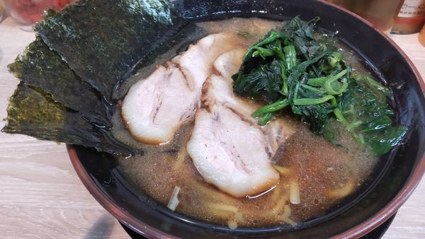 「期間限定　朝ラーメン500円ライスなし平日～10：59まで」@ラーメン桜道の写真