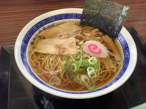 「釈迦堂中華そば　800円」@釈迦堂PA（下り） 釈迦堂ラーメン食堂の写真