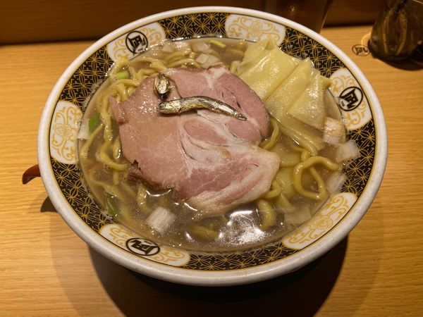 「すごい煮干しラーメン」@すごい煮干ラーメン凪 西新宿7丁目店の写真