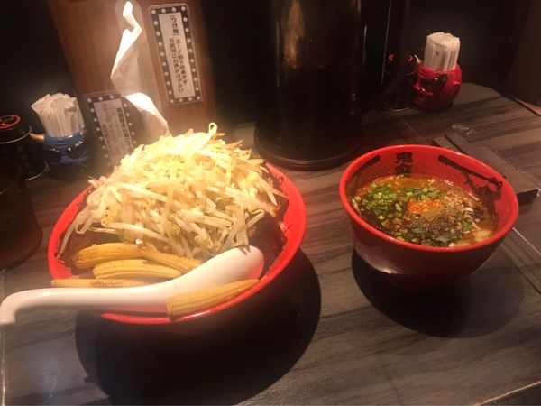 「カラシビ味噌つけ麺」@カラシビ味噌らー麺 鬼金棒の写真