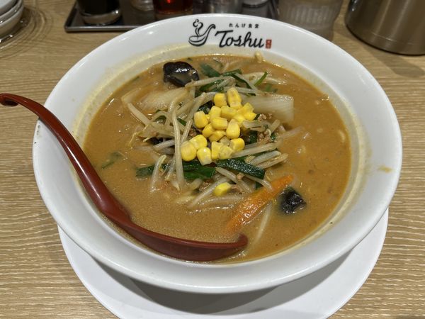 「味噌ラーメン」@れんげ食堂 Toshu 二子新地店の写真