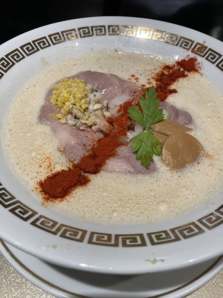 「鯛白湯とろり＋鯛飯小」@鯛白湯らーめん ○de▽の写真