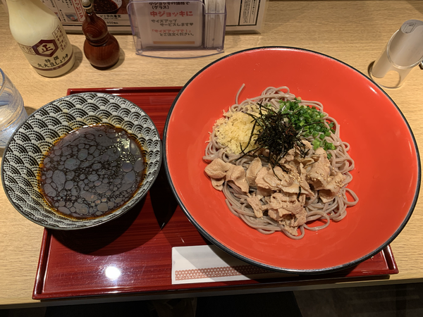 「おつけ蕎麦 ピリ辛肉蕎麦(950円)」@そばえもん 大崎店の写真