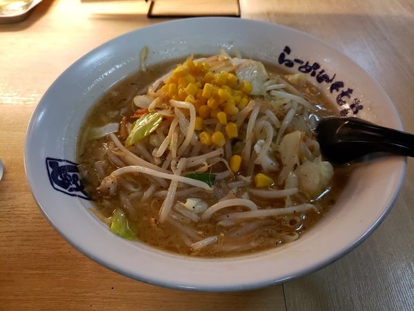 「野菜らーめんみそ」@らーめん ともや 昭和町店の写真