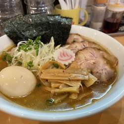 魂の中華そば（中盛）＋ミニチャーシュー丼