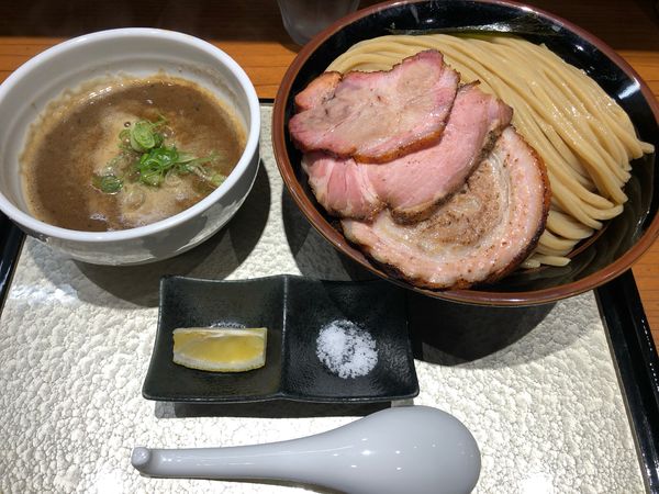 「チャーシューつけ蕎麦1500+スパイスカレー200」@中華蕎麦 ひら井の写真