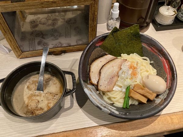 「つけ麺全部乗せ¥1200」@鷄魚介 ほそ道の写真