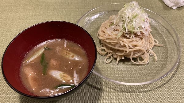 「鴨汁つけ麺」@らーめん 鴨&葱の写真