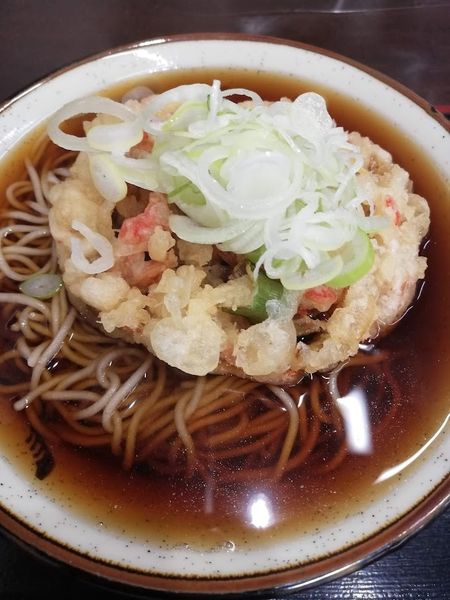 「かきあげそば」@そばよし 京橋店の写真